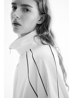 H&M - Women White Track jacket
