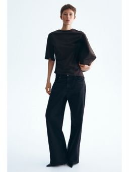 H&M - Women Brown Draped T-shirt