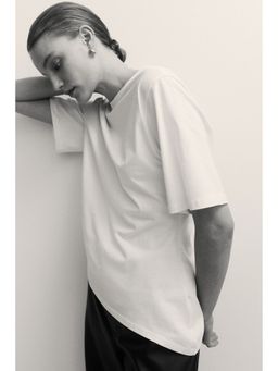 H&M - Women White Draped T-shirt