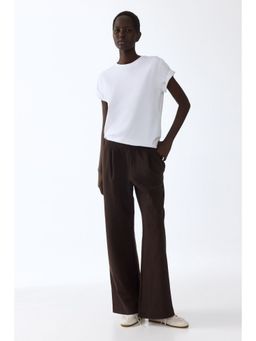 H&M - Women Brown Wide interlock joggers