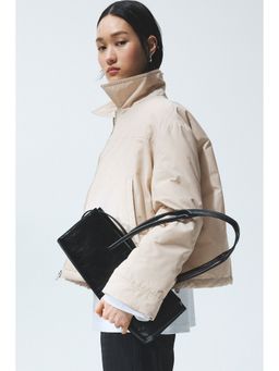 H&M - Women Beige Padded bomber jacket