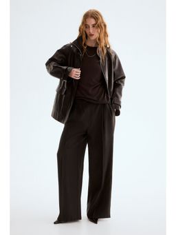H&M - Women Brown Tailored trousers