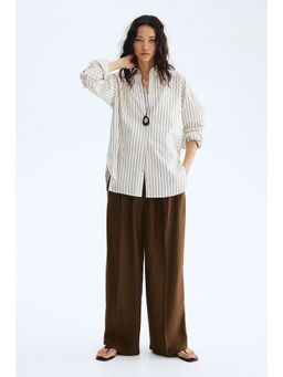H&M - Women Green Tailored trousers