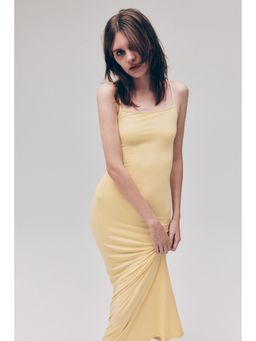 H&M - Women Yellow Maxi strappy dress