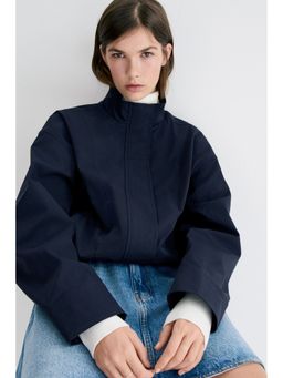 H&M - Women Blue Twill jacket
