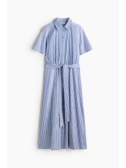 H&M - Women Multi-Color Tie-belt shirt dress