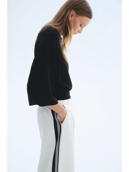 H&M - Women Black Fine-knit top