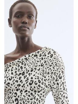 H&M - Women White Draped one-shoulder top