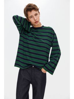 H&M - Women Blue Pocket-detail top