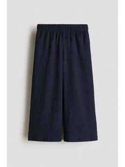 H&M - Girls Blue Wide crinkled trousers