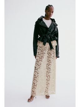 H&M - Women Beige Lace midi skirt