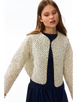 H&M - Women Yellow Oversized quilted jacket