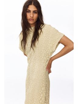 H&M - Women Yellow Lace-look dress