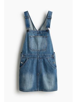 H&M - Women Blue Denim dungaree dress