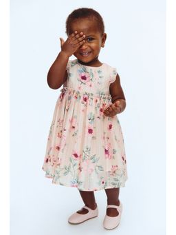 H&M - Girls Pink Printed dress