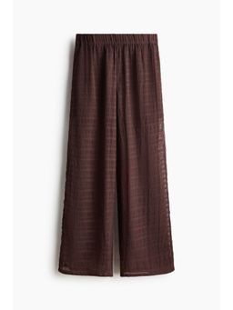 H&M - Women Brown Wide pull-on trousers