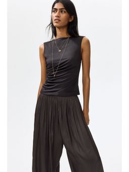 H&M - Women Brown Draped top