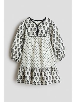 H&M - Girls White Cotton muslin dress