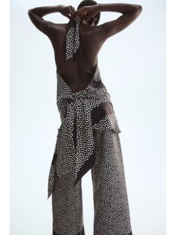 H&M - Women Black Halterneck top