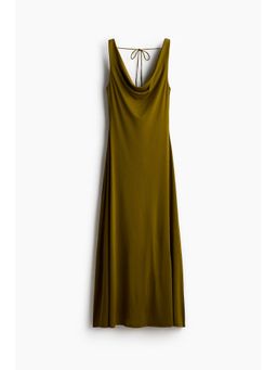 H&M - Women Green Draped jersey dress