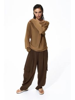 H&M - Women Beige Boat-neck jumper