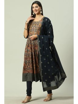 Biba - Multi-Color Printed Anarkali (Set of 3)