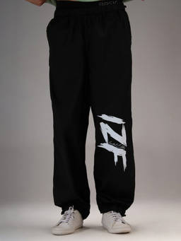 IZF - Men Black Solid Joggers