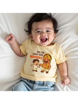KNITROOT - Hail The Great King Mahabali T-Shirt - Yellow