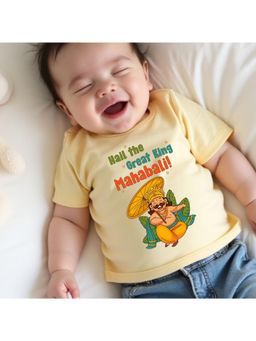 KNITROOT - Hail The Great King Mahabali T-Shirt - Yellow