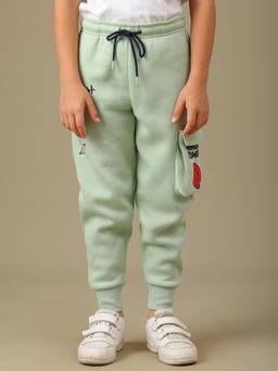 Kidsville - Official Naruto Shippuden Green Cotton Fleece Joggers