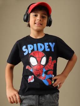 Kidsville - Official Marvel Comics Spidey Pure Cotton T-Shirt