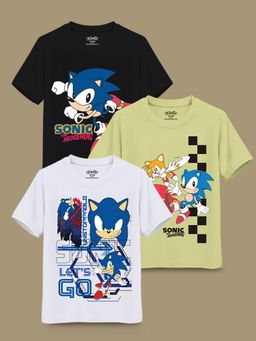 Kidsville - Official Sega Sonic The Hedgehog Cotton T-Shirt
