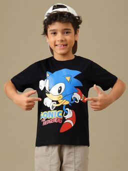 Kidsville - Official Sega Sonic The Hedgehog Pure Cotton T-Shirt