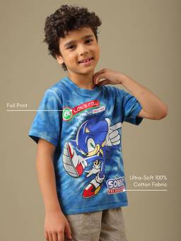 Kidsville - Official Sega Sonic The Hedgehog Pure Cotton T-Shirt