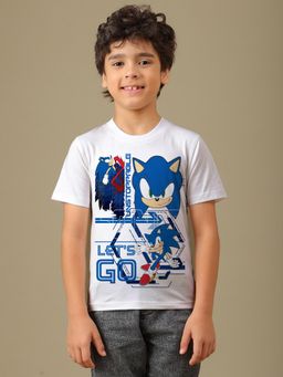 Kidsville - Official Sega Sonic The Hedgehog Pure Cotton T-Shirt