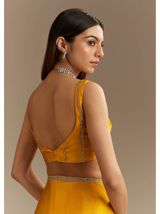 slim fit dress slacks Buy Yellow Tissue Anarkali Suit With Sequins And Zari Work | KALKI Fashion  Uk