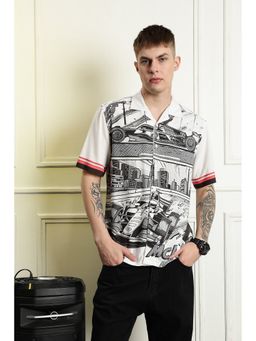 Eszett - Racing Comic White Shirt