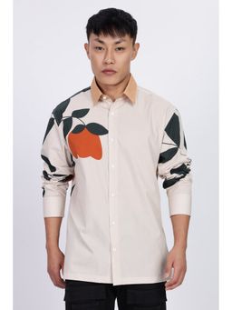 Eszett - Printed Cuban Off White Shirt