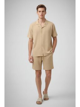 HOUSE OF S - Men Minimalist Shirt with Shorts Co-Ord