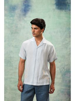 MH&Y - Light Blue Half Sleeve Resort Collar Shirt