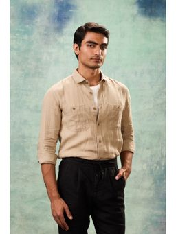 MH&Y - Sand Full Sleeve Safari Shirt