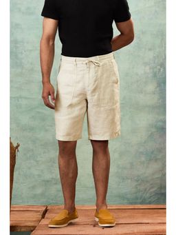 MH&Y - Ecru Bermuda Shorts