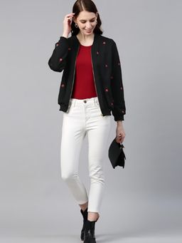 Scoup - Embroidered Fleece Jacket