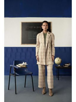 Muvazo - Monochrome Weave Blazer