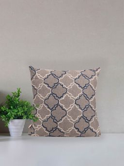 Sivya by Home - Cotton Cushion Cover Embroidered Square MultiColour Pack Of 1