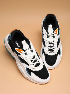 Buy Xtep Multicolor Colorblock Retro Casual Shoes For Men Online