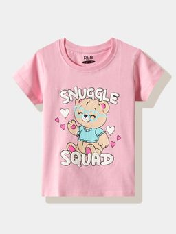 R&B - Graphic Regular Girls T-Shirt Pink