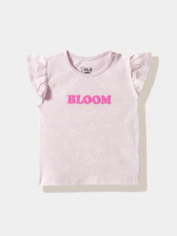 R&B - Floral Regular Girls T-Shirt