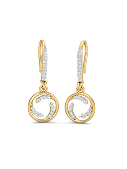 KuberBox - Parivehsa Hook Earrings 18K Gold