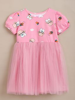 Hopscotch - Teddy Treats Tulle Casual Dress